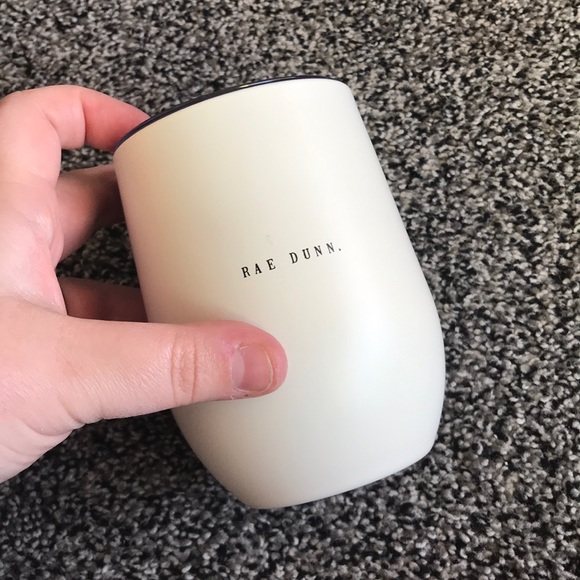 Rae Dunn HELLO SPRING Double-Walled Wine Glass - Picture 3 of 5